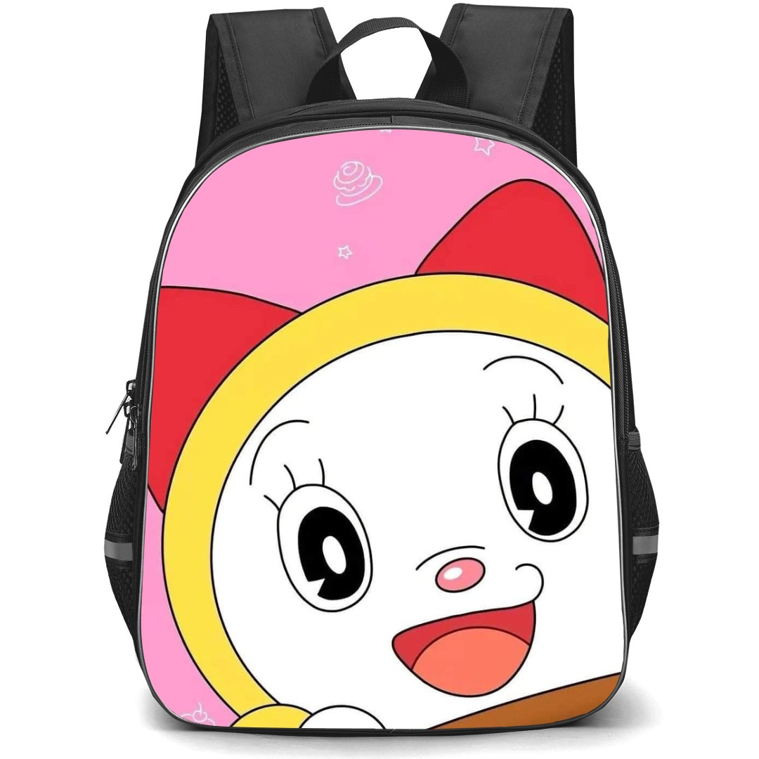 Doraemon Dorami School Backpack StudentPack - Dorami Smiling Pink Background