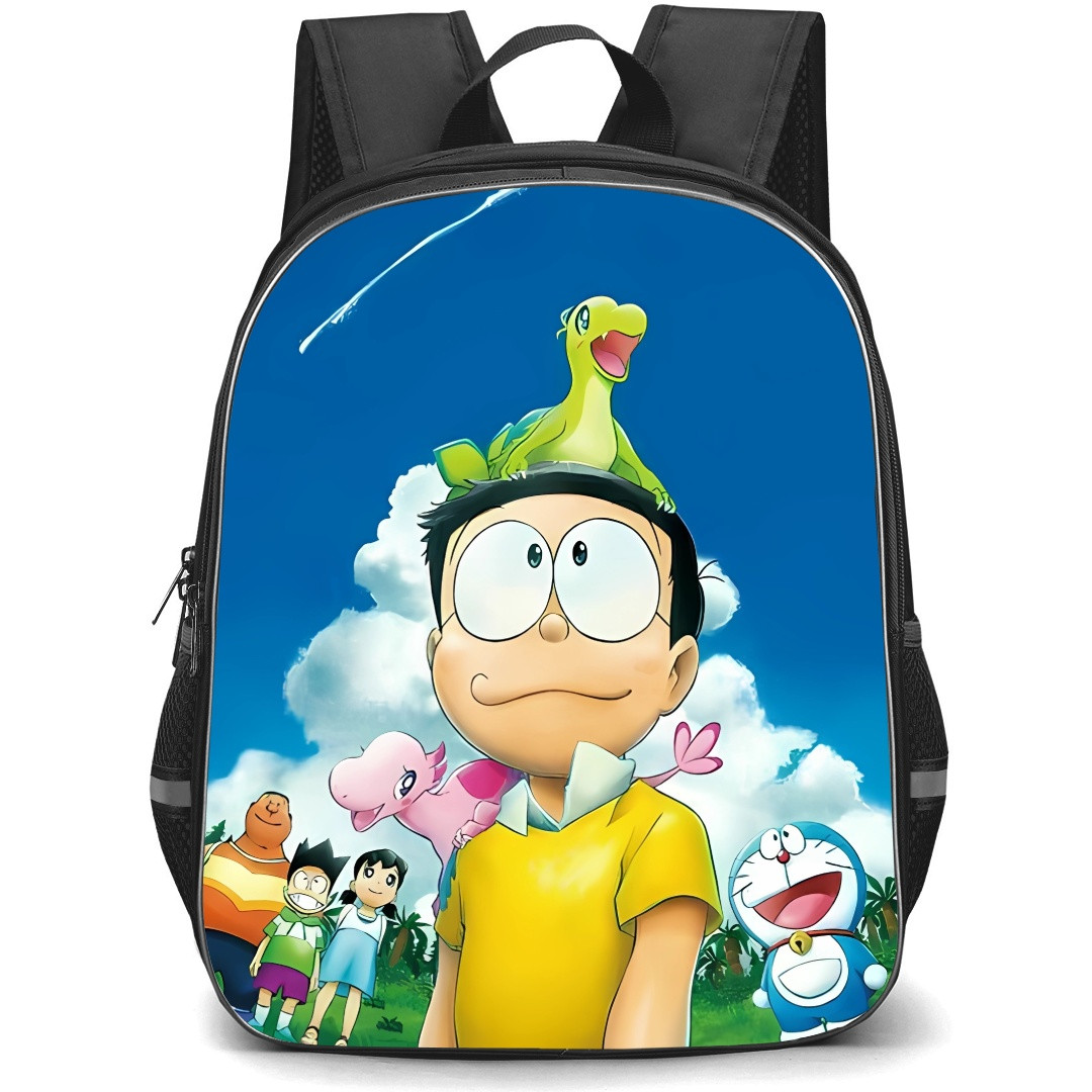 Doraemon Nobita School Backpack StudentPack - Nobita Characters Looking At Sky