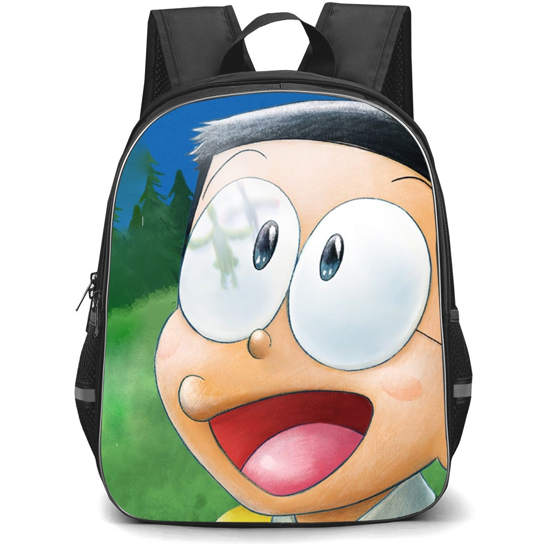 Doraemon Nobita School Backpack StudentPack - Nobita Looking Up Illustration