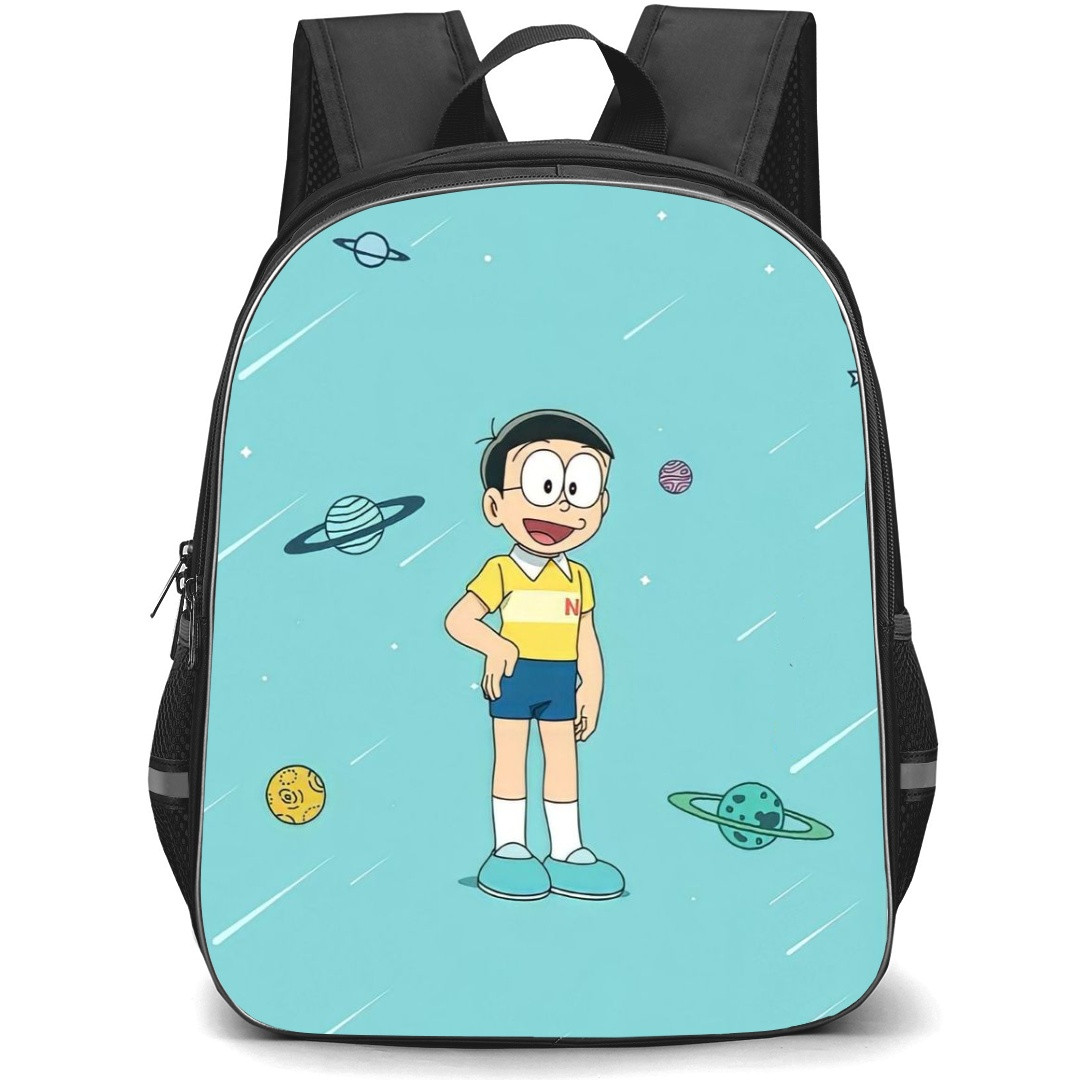 Doraemon Nobita School Backpack StudentPack - Nobita Portrait Galaxy Background