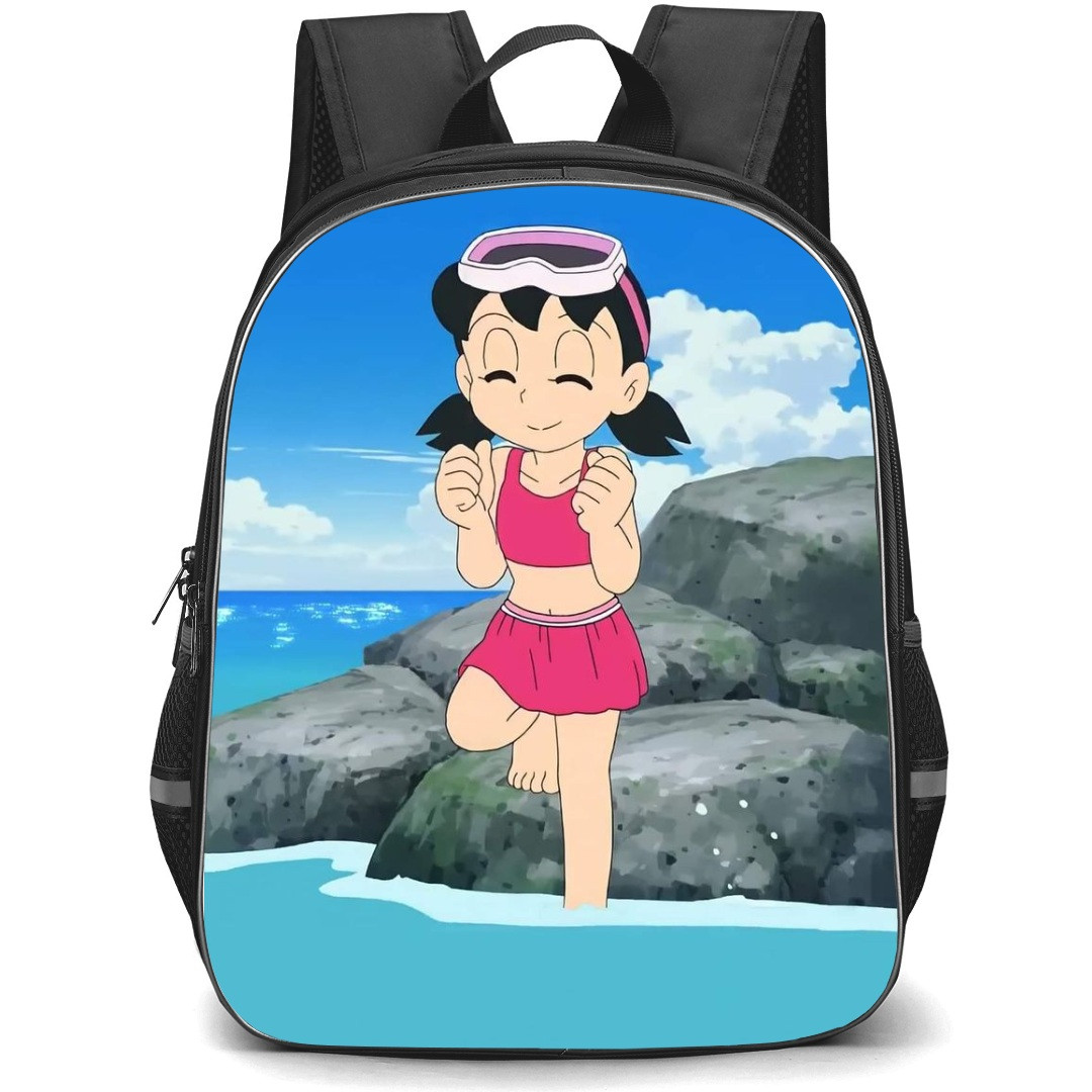 Doraemon Shizuka School Backpack StudentPack - Shizuka Portrait Ocean Background