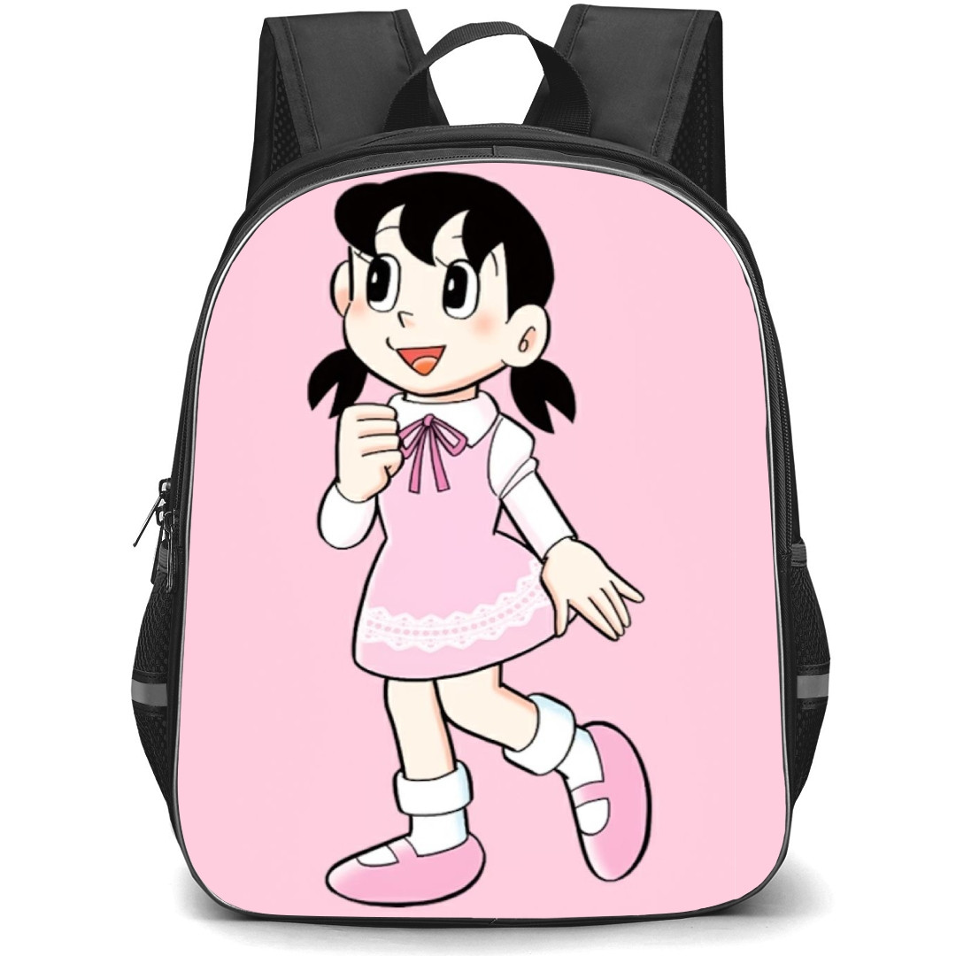 Doraemon Shizuka School Backpack StudentPack - Shizuka Portrait Pink Background