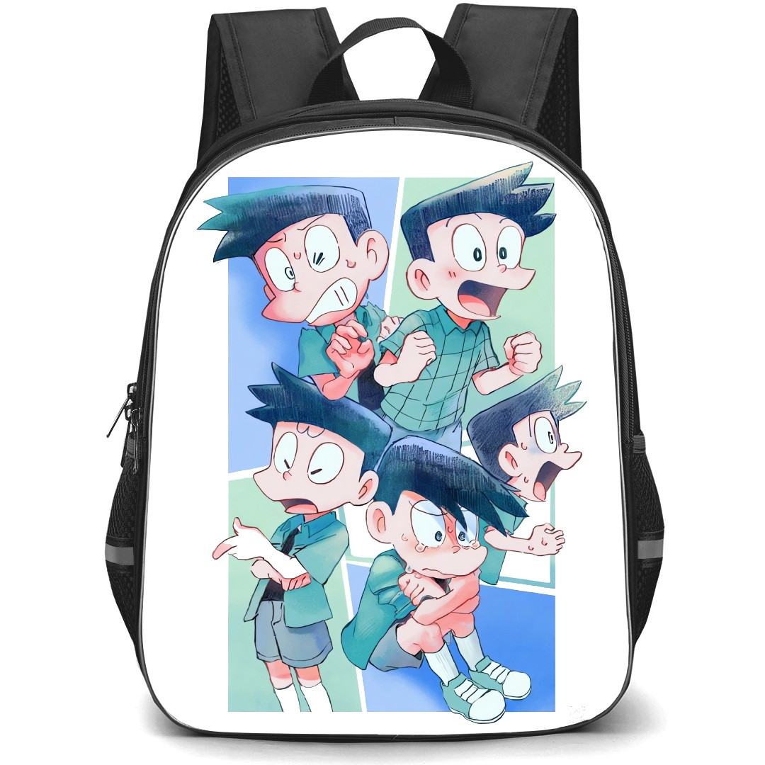 Doraemon Suneo School Backpack StudentPack - Suneo Expressions Collage