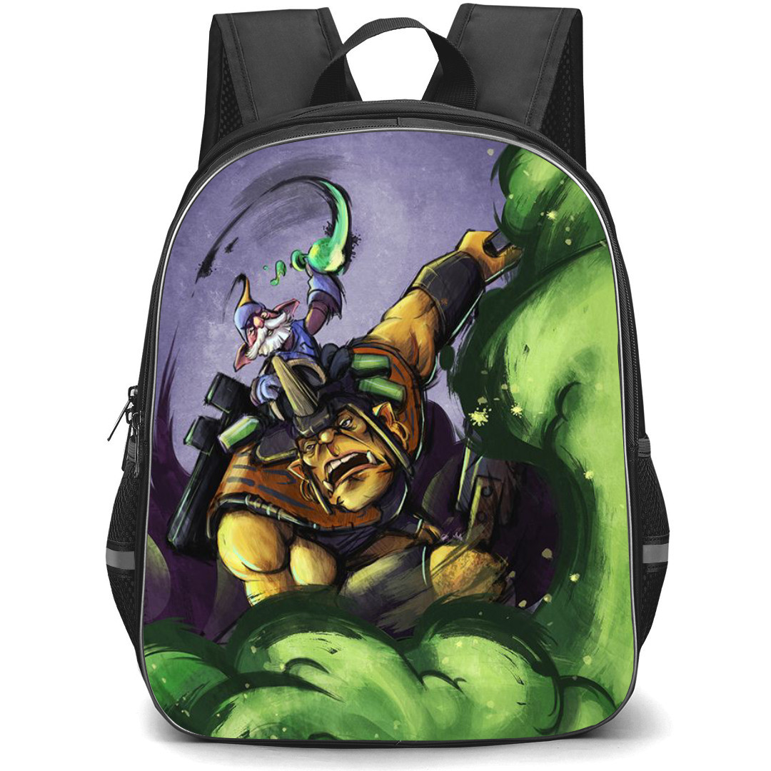 Dota 2 Alchemist Backpack StudentPack - Alchemist Lore Sit on Shoulder