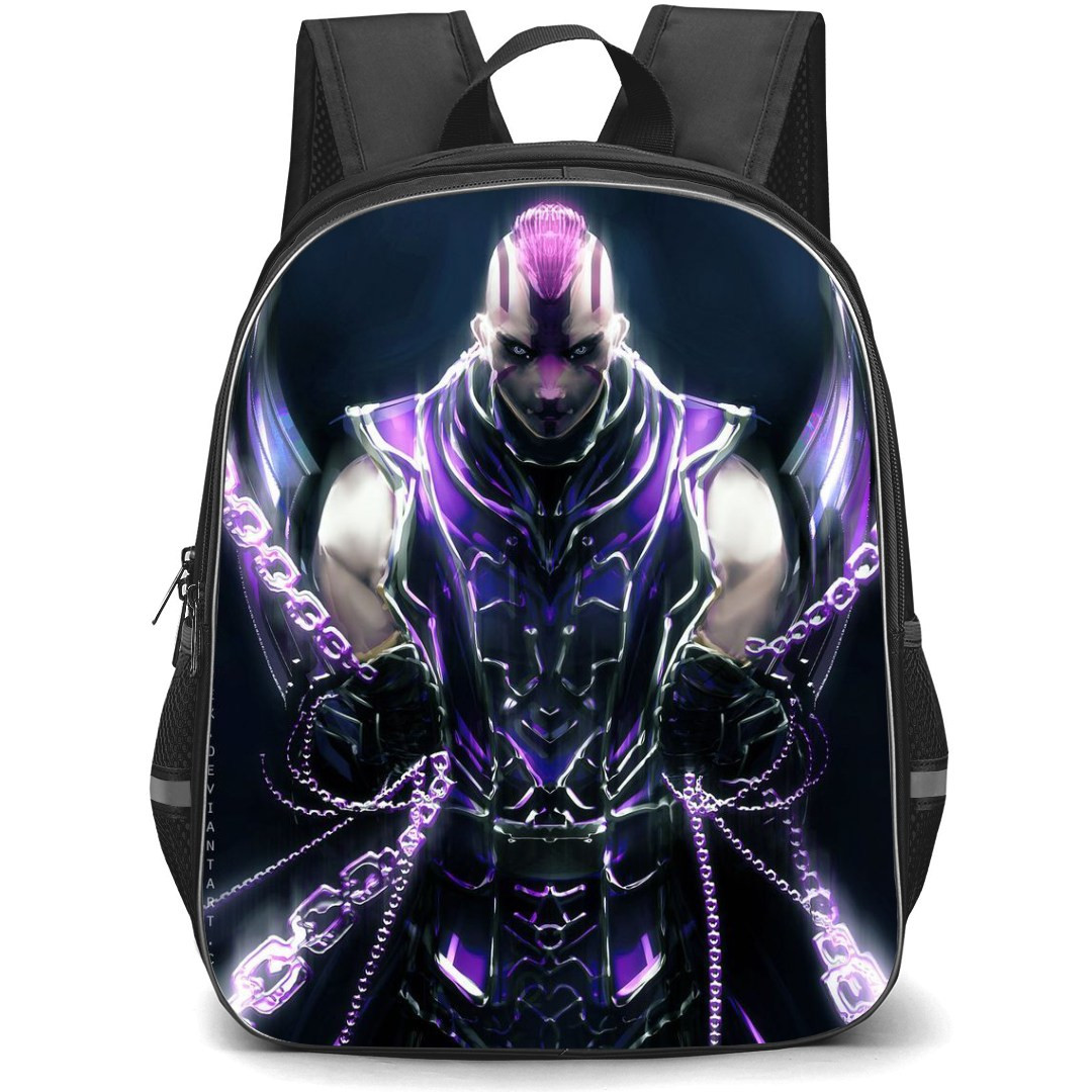 Dota 2 Anti Mage Backpack StudentPack - Anti-Mage Holding Chains