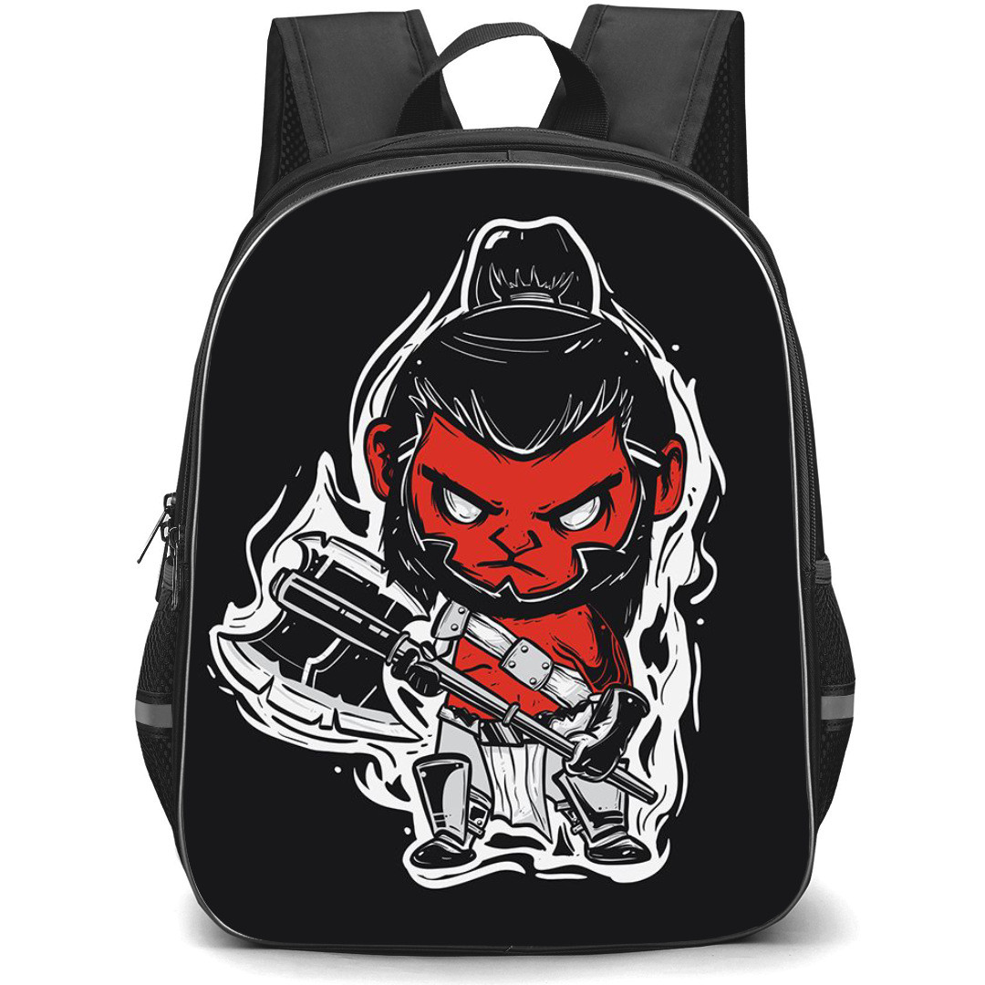 Dota 2 Axe Backpack StudentPack - Axe Chibi Art