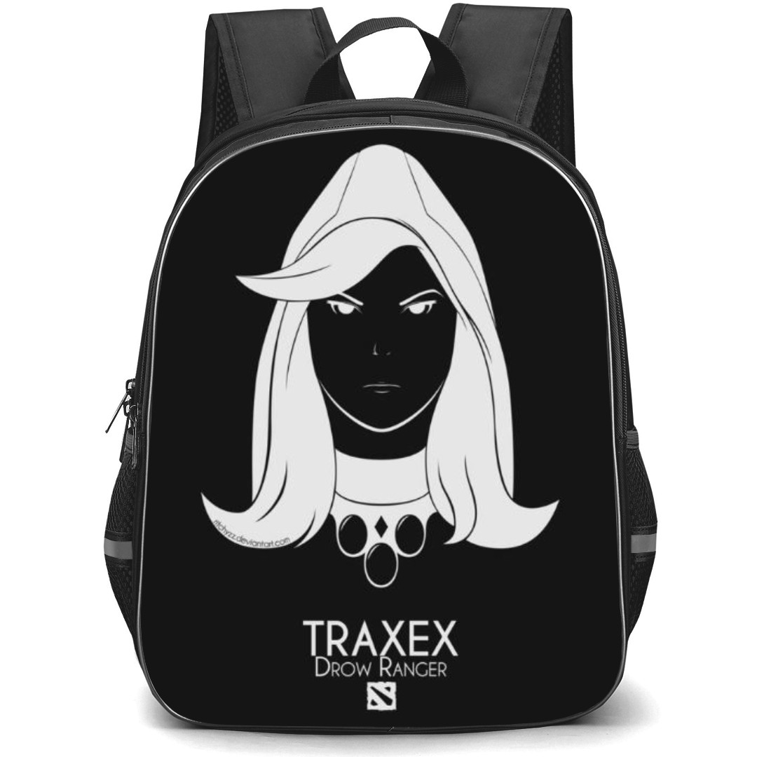 Dota 2 Drow Ranger Backpack StudentPack - Drow Ranger Angry Girl