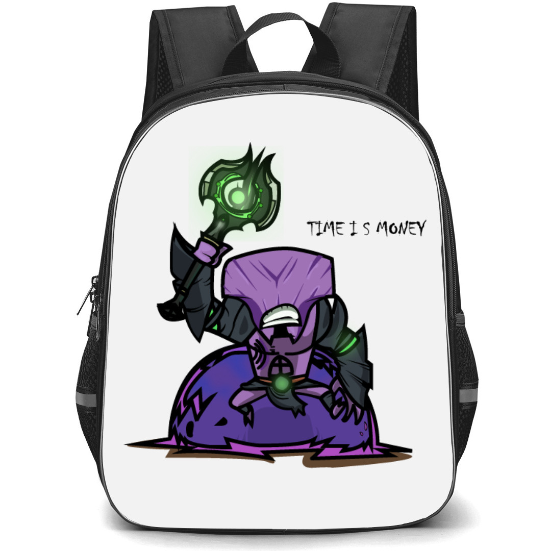 Dota 2 Faceless Void Backpack StudentPack - Faceless Void Time Is Money Wpap Art