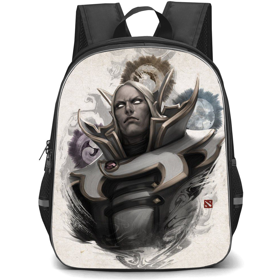 Dota 2 Invoker Backpack StudentPack - Invoker Grey Pattern Background
