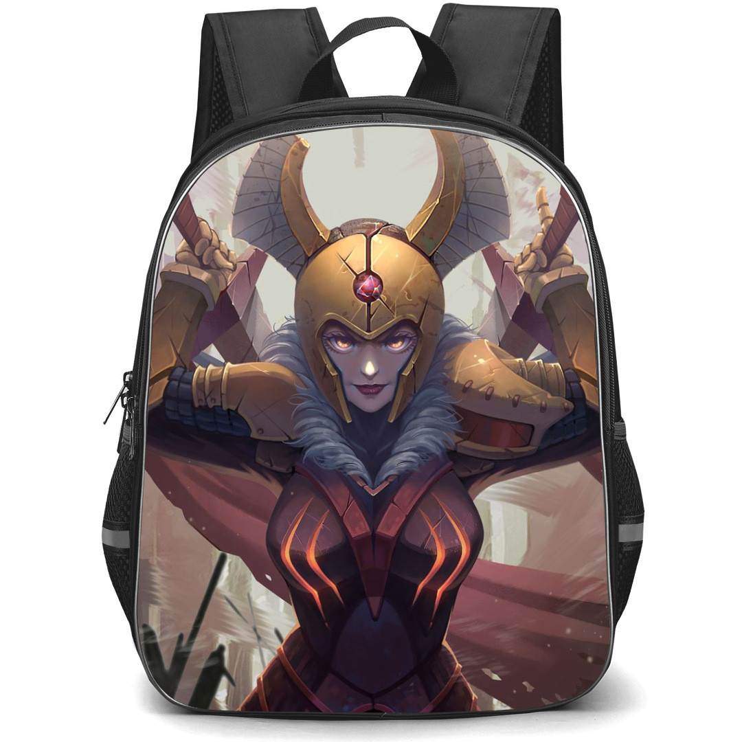 Dota 2 Legion Commander Backpack StudentPack - Legion Commander Carry Two Swords in Both Hands