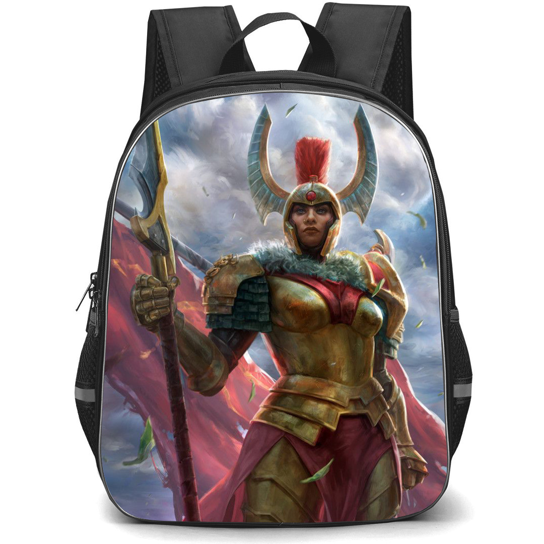 Dota 2 Legion Commander Backpack StudentPack - Legion Commander Sky Pattern Background