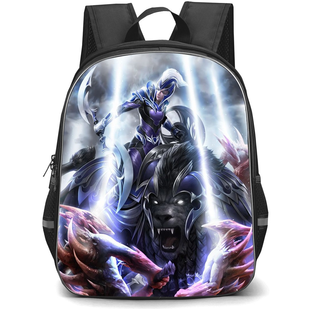 Dota 2 Luna Backpack StudentPack - Luna Fighting with Sword While Riding