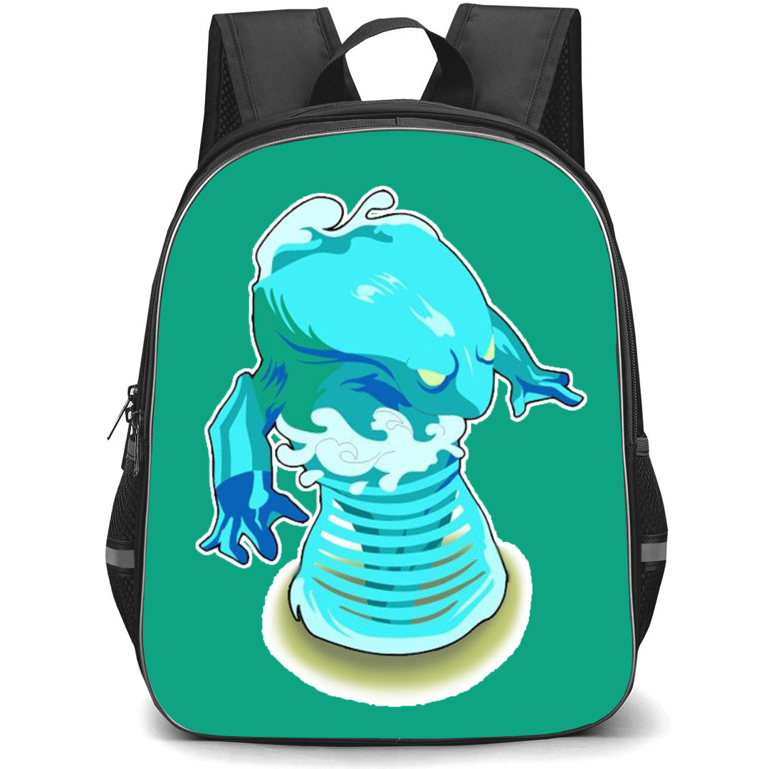 Dota 2 Morphling Backpack StudentPack - Morphling Wpap Art on a White Background