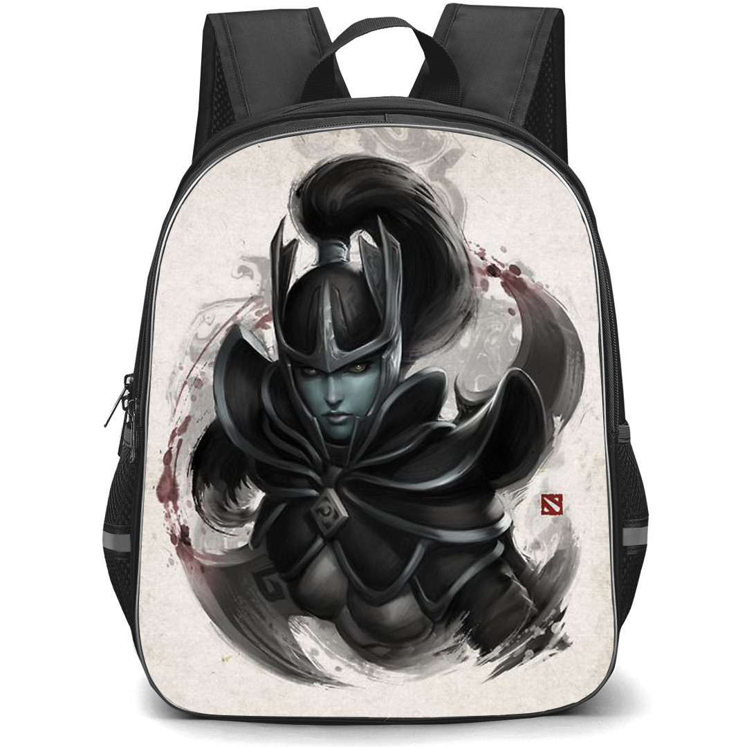 Dota 2 Phantom Assasin Backpack StudentPack - Phantom Assasin have Long Pony Tail Iconic Art