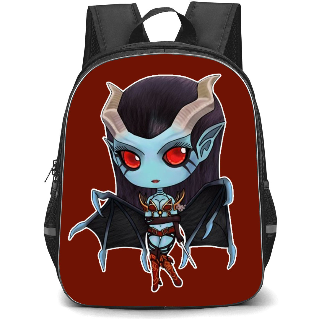 Dota 2 Queen of Pain Backpack StudentPack - Queen of Pain Chibi Art