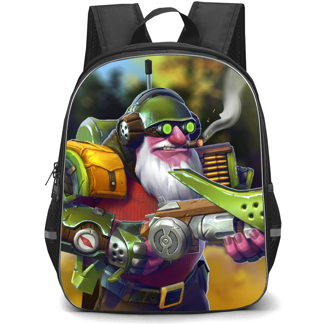 Dota 2 Sniper Backpack StudentPack - Sniper Smoking with Carry Gun