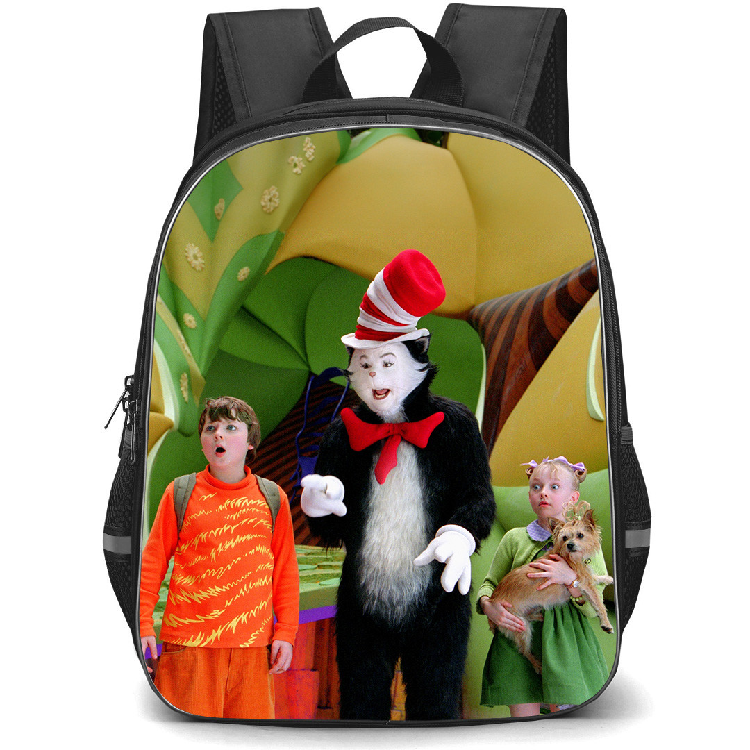 Dr Seuss The Cat in The Hat Backpack StudentPack - The Cat Conrad Walden Sally Walden Movie Scene