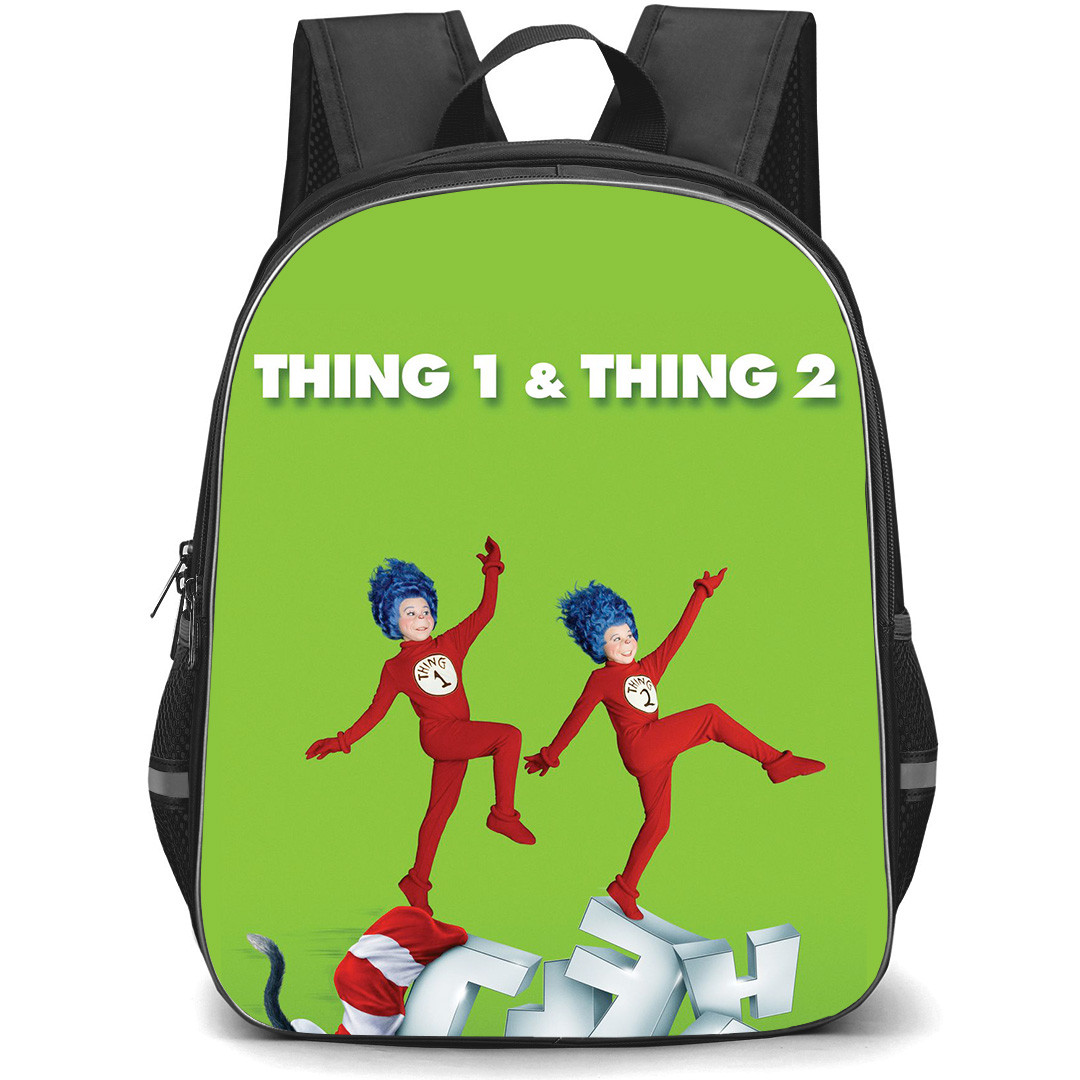 Dr Seuss The Cat in The Hat Backpack StudentPack - Thing 1 Thing 2 Movie Poster