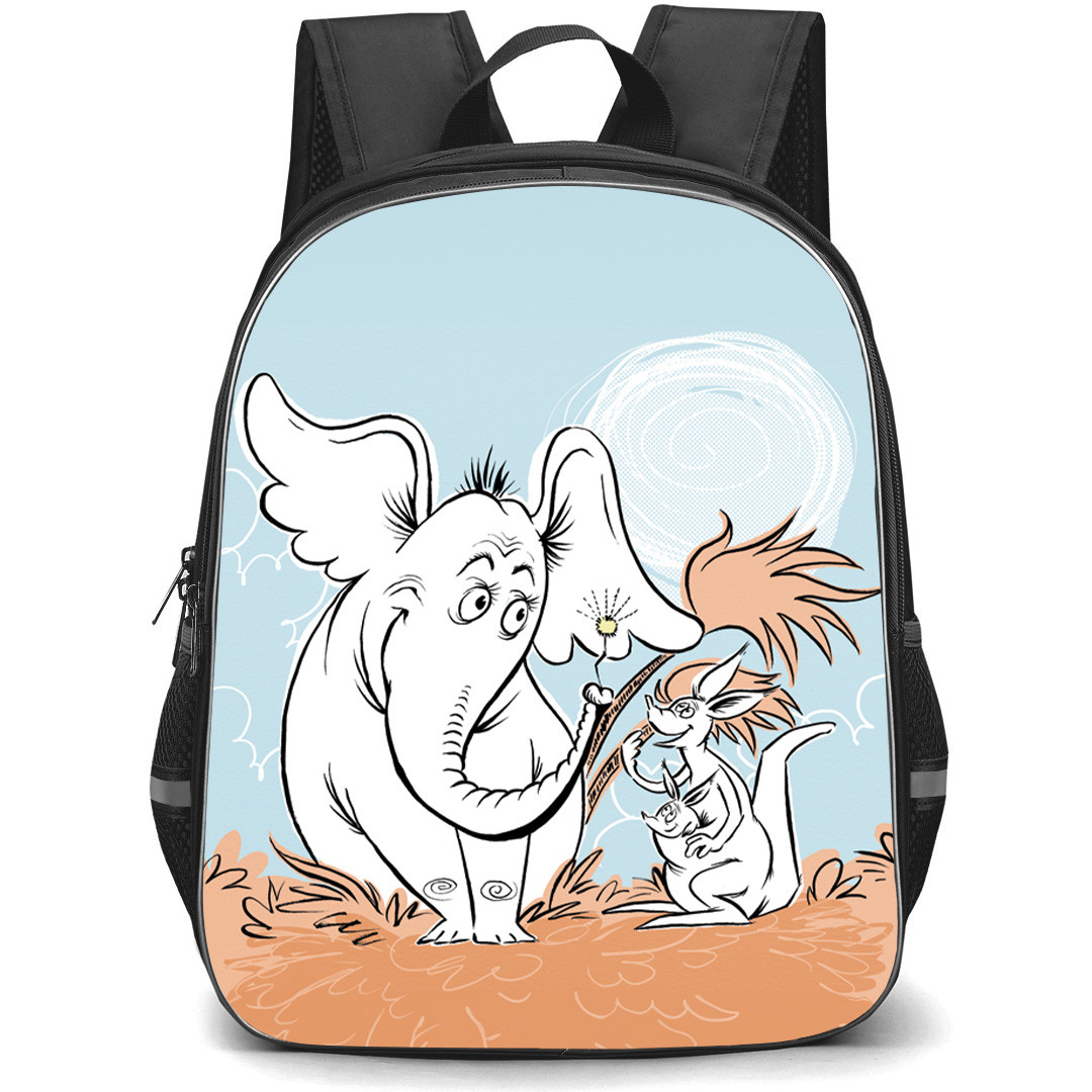 Dr Seuss Horton Hears A Who Backpack StudentPack - Horton Kangaroo Playing