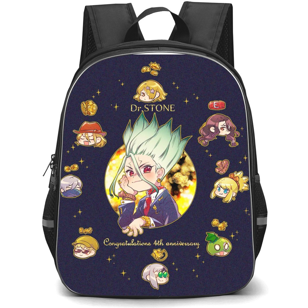 Dr. Stone Backpack StudentPack - Dr. Stone 4th Anniversary Art Poster
