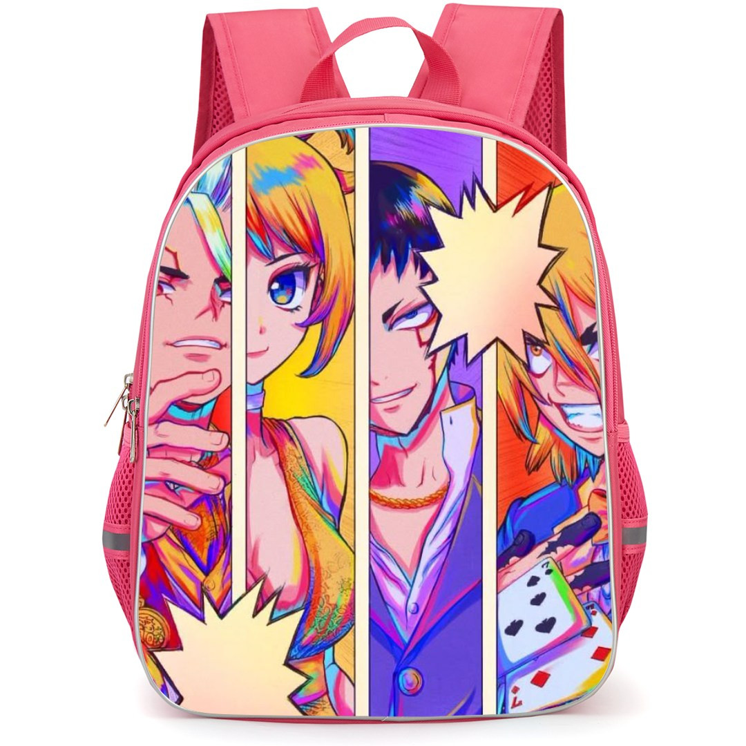 Dr. Stone Backpack StudentPack - Dr. Stone Coloured A Panel From Chapter 144 Anime Poster