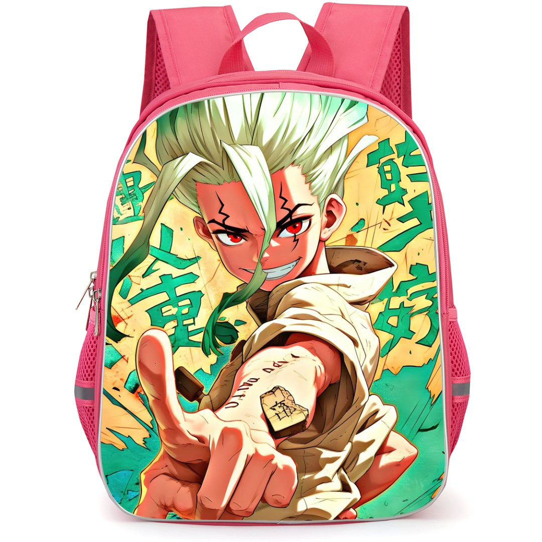 Dr. Stone Ishigami Senku Backpack StudentPack - Ishigami Senku Aesthetic Anime Poster