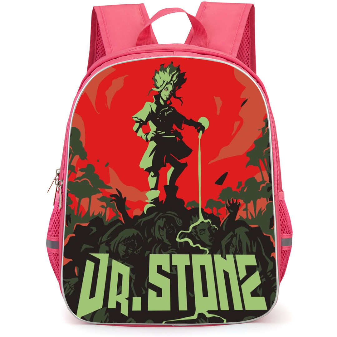 Dr. Stone Ishigami Senku Backpack StudentPack - Ishigami Senku Artstation Illustration Poster
