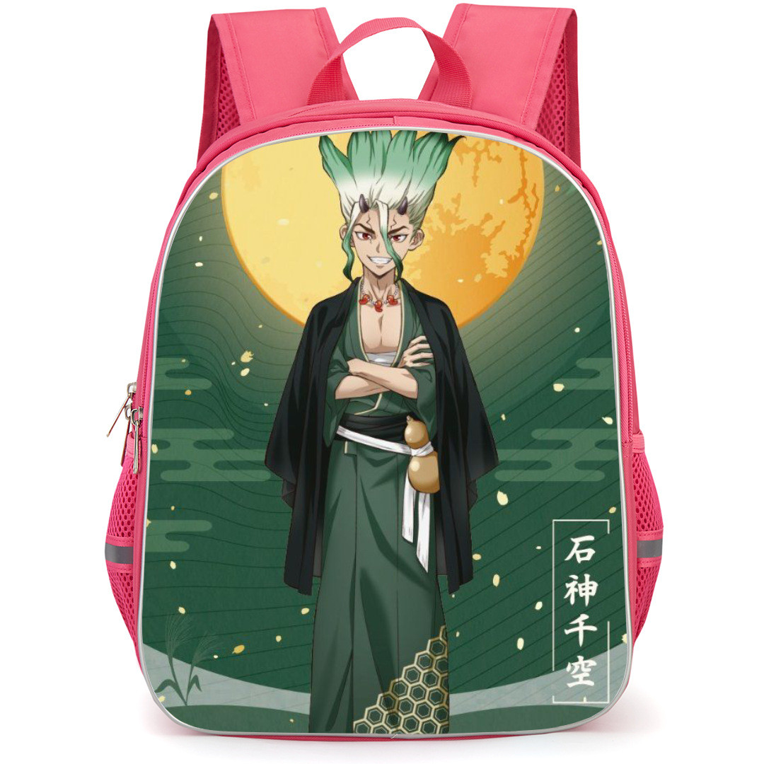 Dr. Stone Ishigami Senku Backpack StudentPack - Ishigami Senku Hyakki Yagyo Postcard Illustration Art