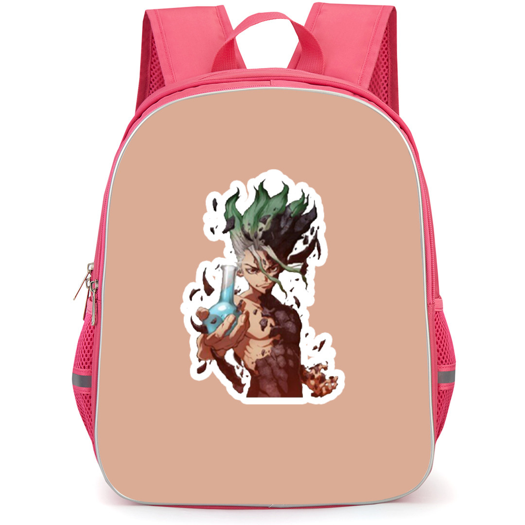 Dr. Stone Ishigami Senku Backpack StudentPack - Ishigami Senku Scientist Sticker