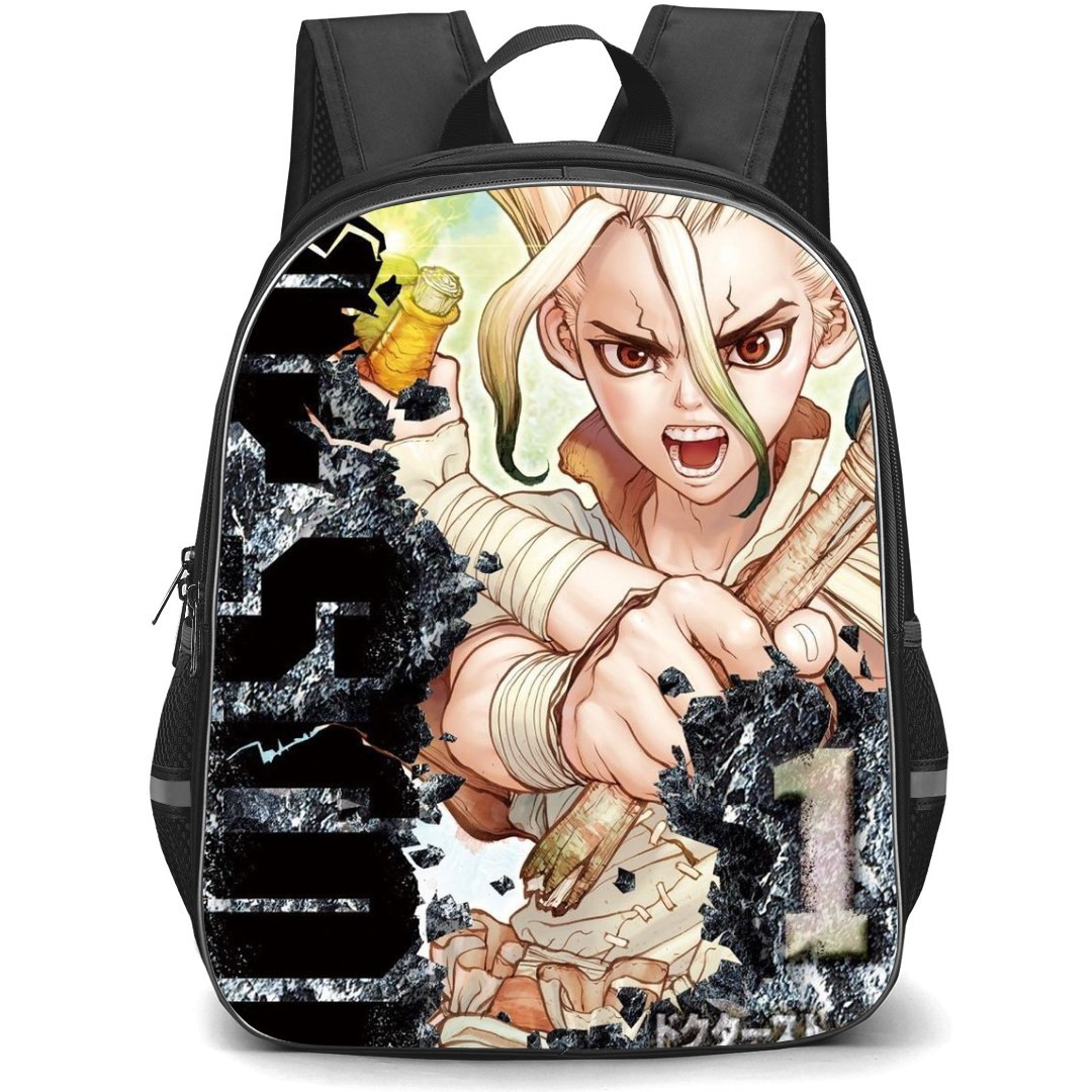 Dr. Stone Ishigami Senku Backpack StudentPack - Ishigami Senku Volume 01 French Poster