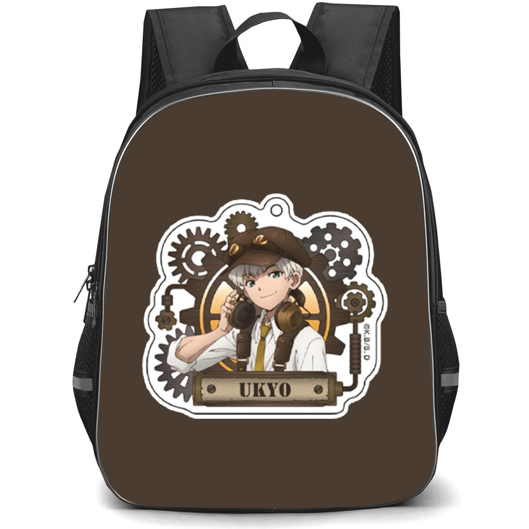 Dr. Stone Ukyo Saionji Backpack StudentPack - Ukyo Saionji Anime Art Sticker