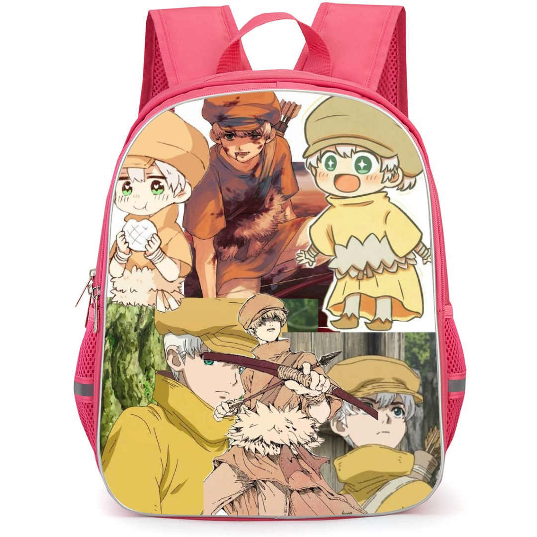 Dr. Stone Ukyo Saionji Backpack StudentPack - Ukyo Saionji Retro Collage Poster