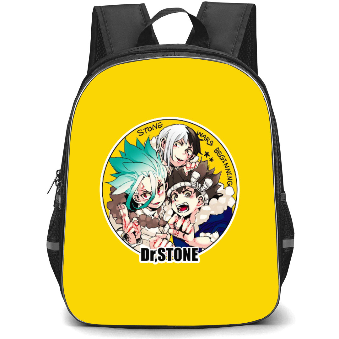 Dr. Stone Backpack StudentPack - Dr. Stone Wars Beginning Round Sticker