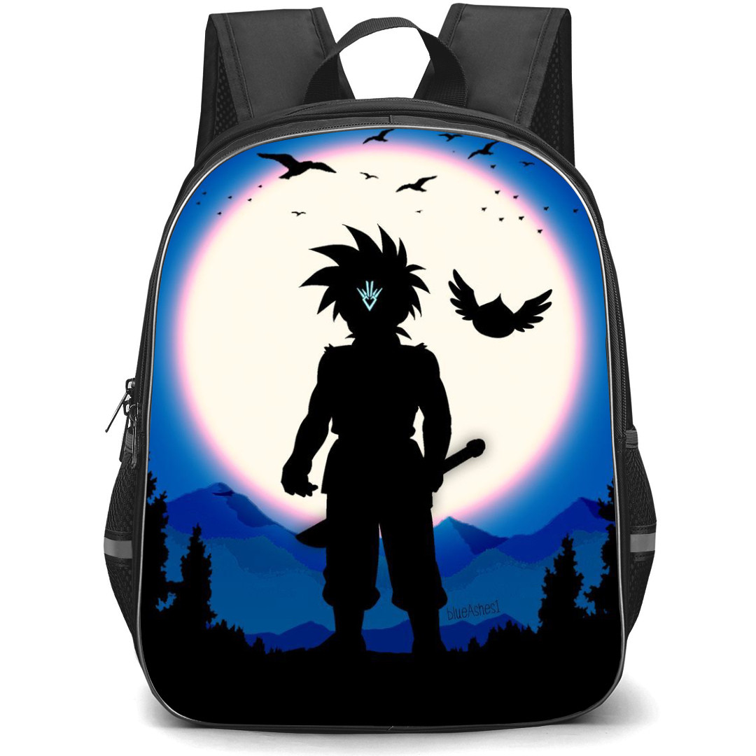 Dragon Quest Dai Backpack StudentPack - Dai Silhouette Moon Background