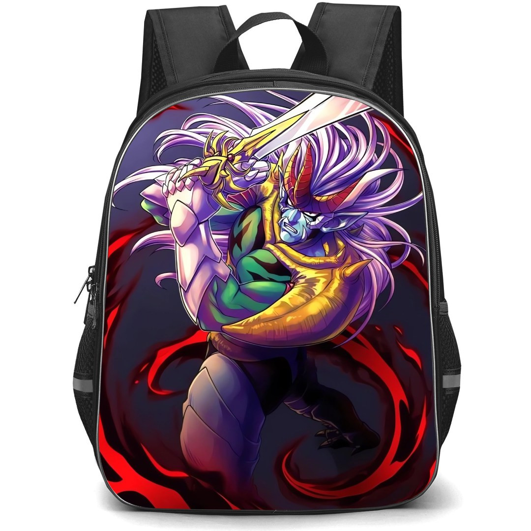 Dragon Quest Hadlar Backpack StudentPack - Hadlar Holding Sword Red Aura