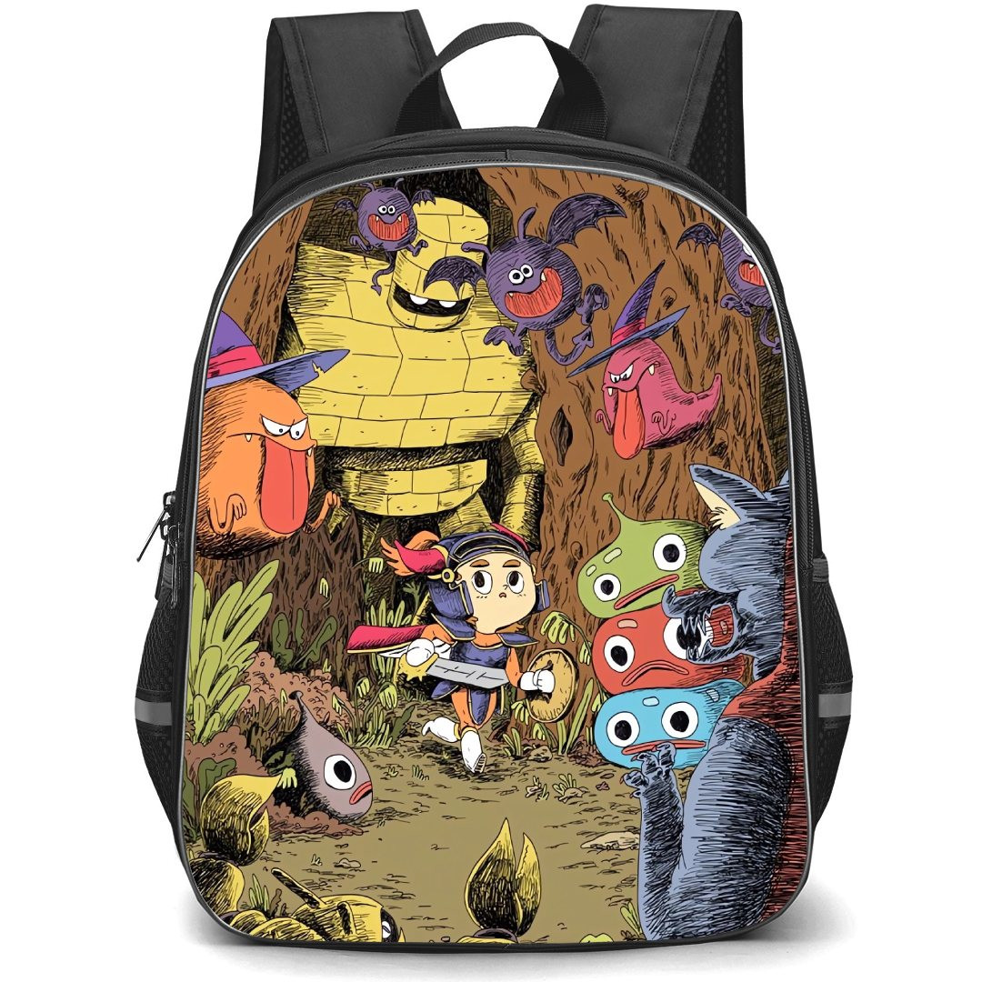 Dragon Quest Backpack StudentPack - Dragon Quest I Chibi Comic Art