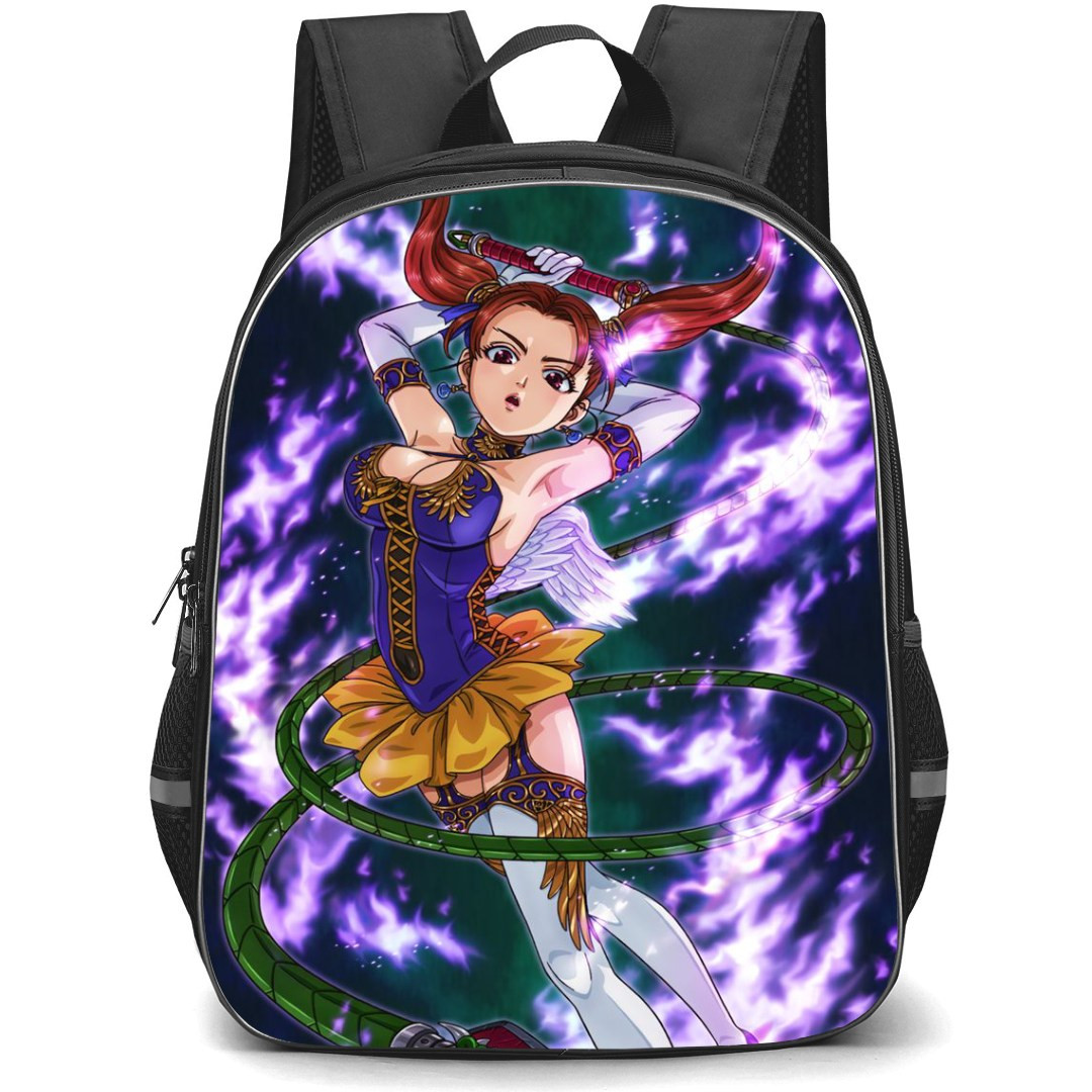 Dragon Quest Jessica Backpack StudentPack - Jessica Jump Attack Purple Aura