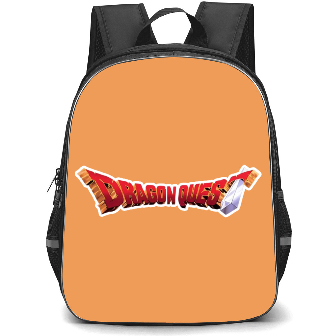 Dragon Quest Backpack StudentPack - Dragon Quest Logo Red Font with Sword