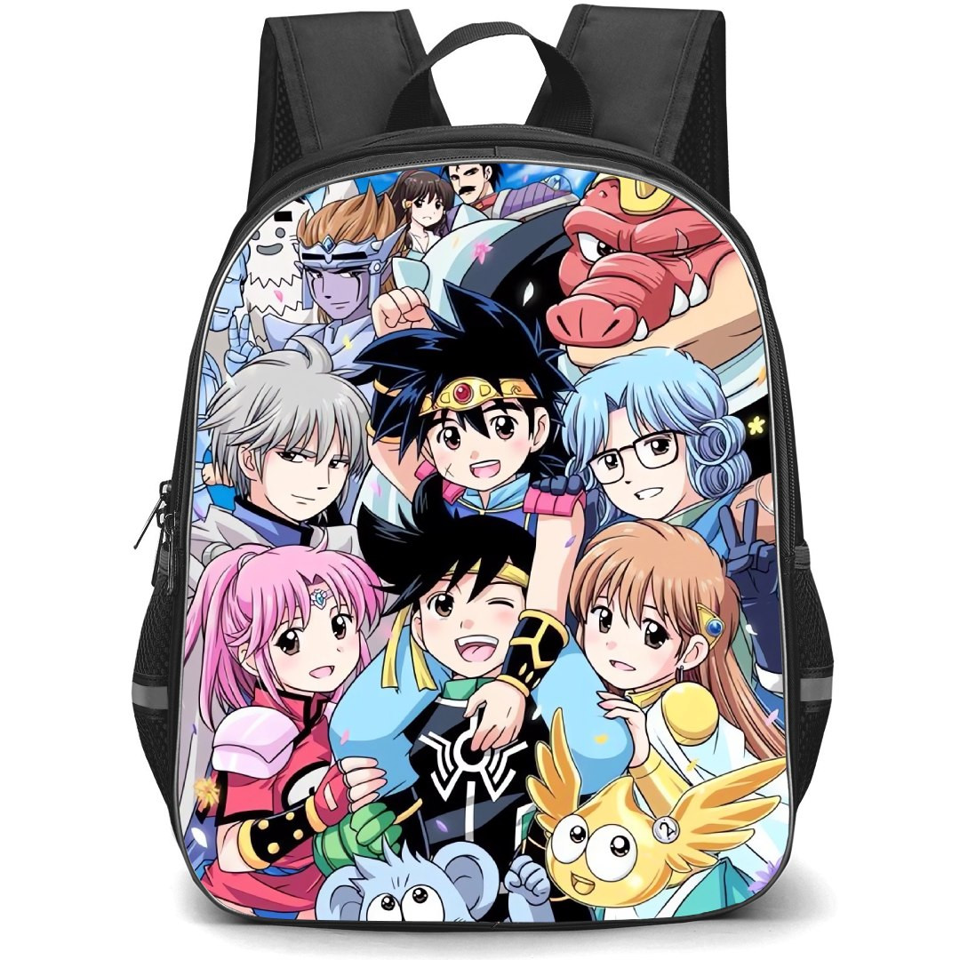Dragon Quest Backpack StudentPack - Dragon Quest The Adventure of Dai Characters Back Ride