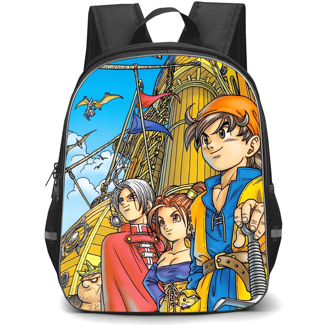 Dragon Quest Backpack StudentPack - Dragon Quest VIII Characters Looking Far on the Ship