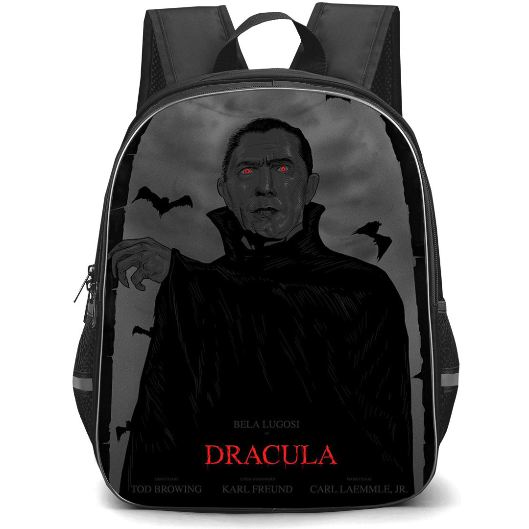 Dracula Backpack StudentPack - Dracula Portrait Grayscale