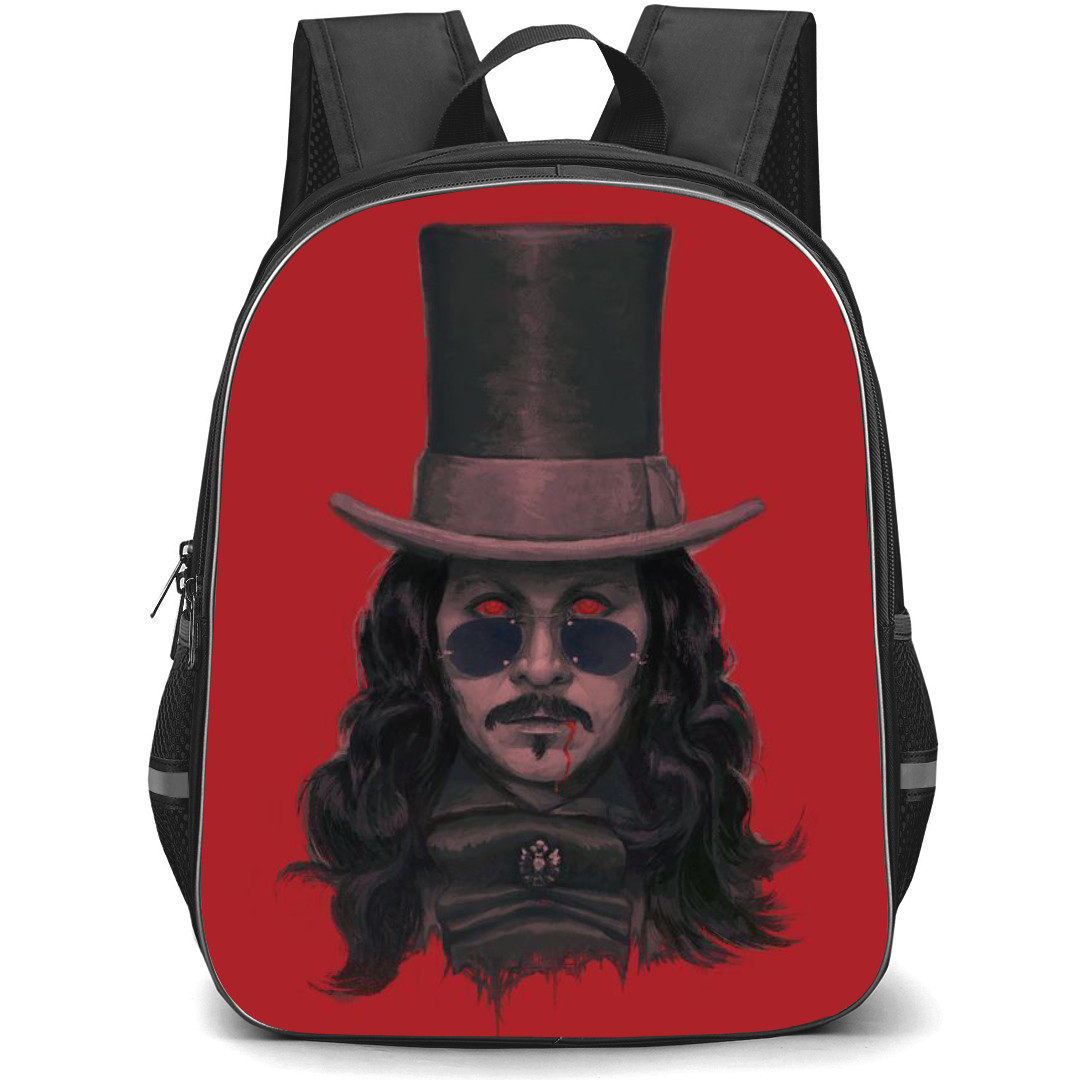 Dracula Backpack StudentPack - Dracula Portrait On Red Background