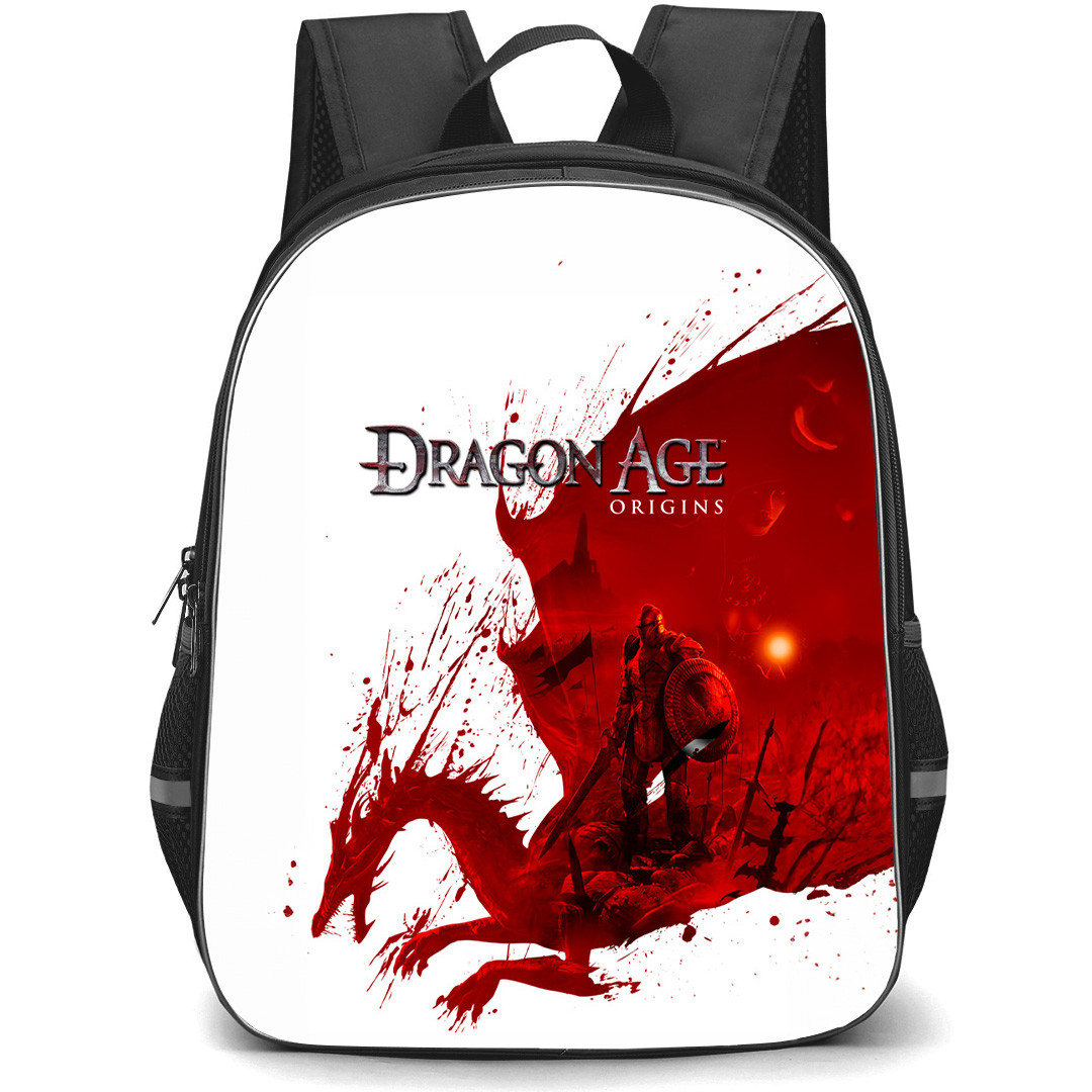Dragon Age Backpack School Bag StudentPack - Dragon Age Origins Game Cover Poster