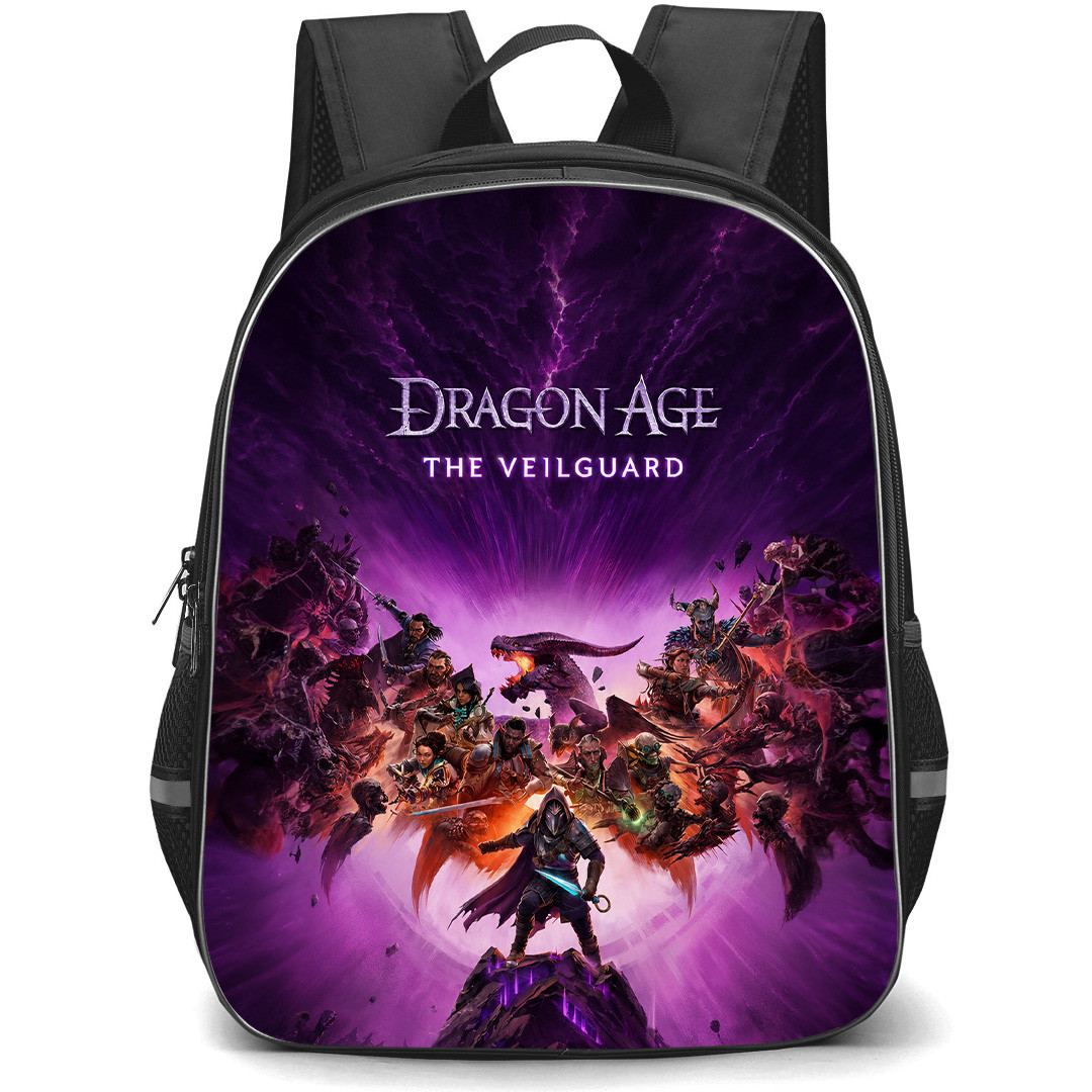 Dragon Age Backpack School Bag StudentPack - Dragon Age Veilguard Game Cover Poster