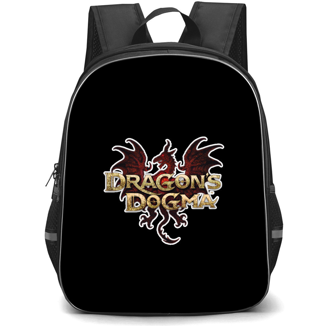 Dragon's Dogma Backpack School Bag StudentPack - Dragon's Dogma Game Logo Sticker