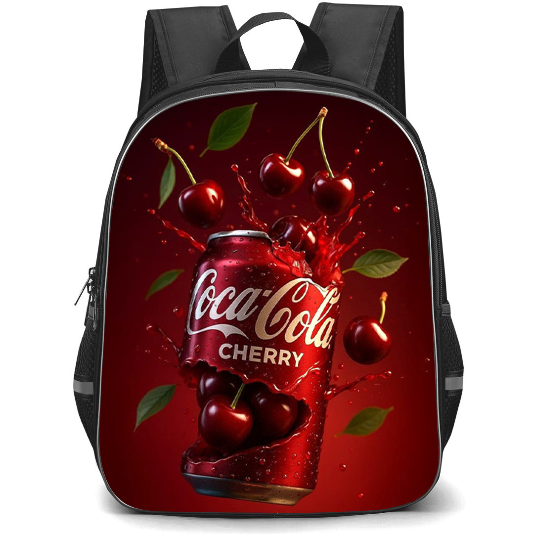 Cherry Coke Backpack School Bag StudentPack - Cherry Coke Splash Effect Cinematic Poster