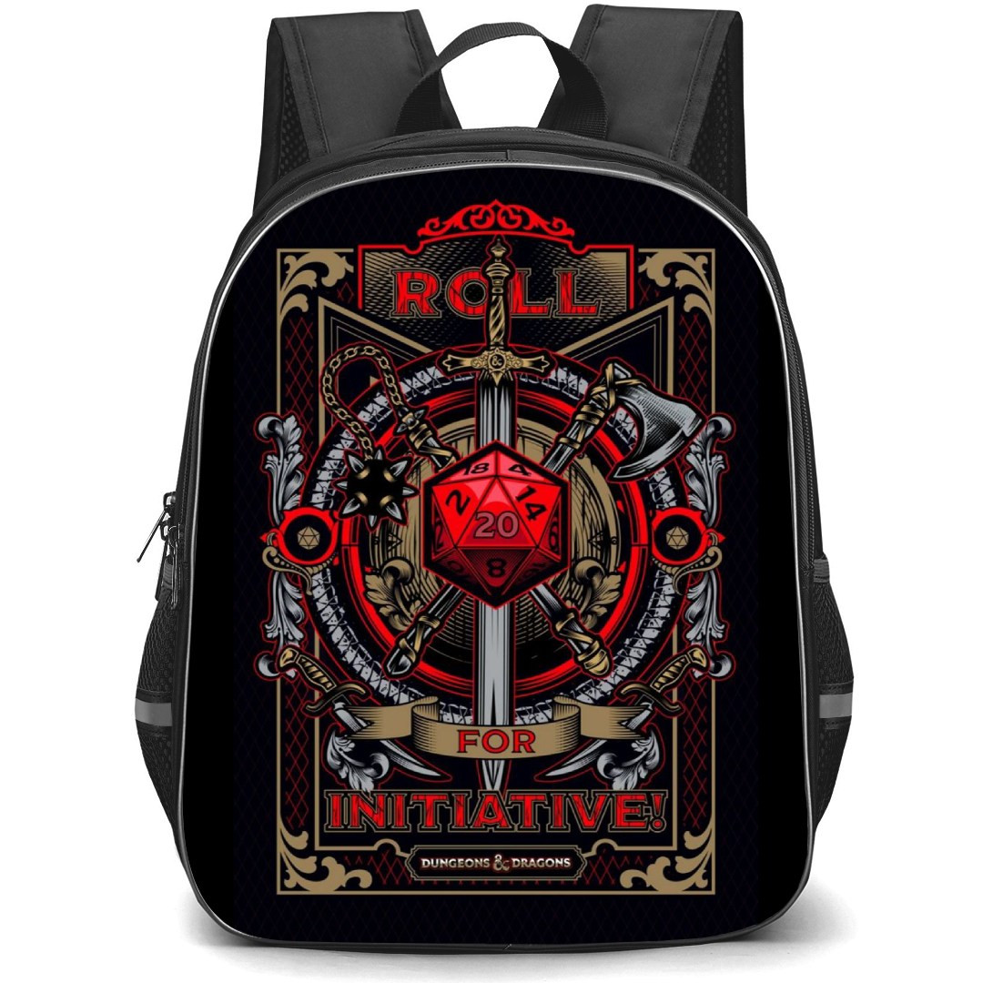 Dungeons & Dragons Backpack StudentPack - Dungeons & Dragons Roll For Initiative Poster