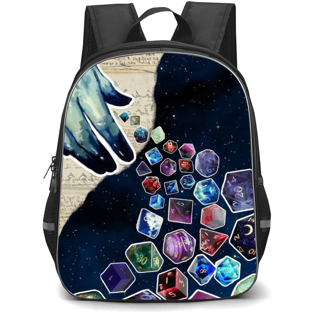 Dungeons & Dragons Backpack StudentPack - Dungeons & Dragons Rolling The Dice Collage