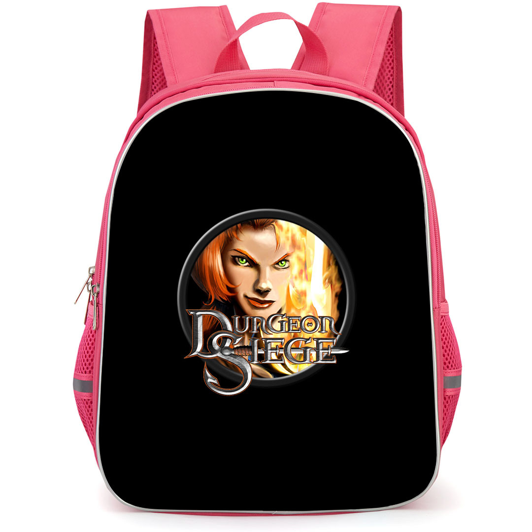 Dungeon Siege Backpack School Bag StudentPack - Dungeon Siege 2020 Official Logo Icon Sticker