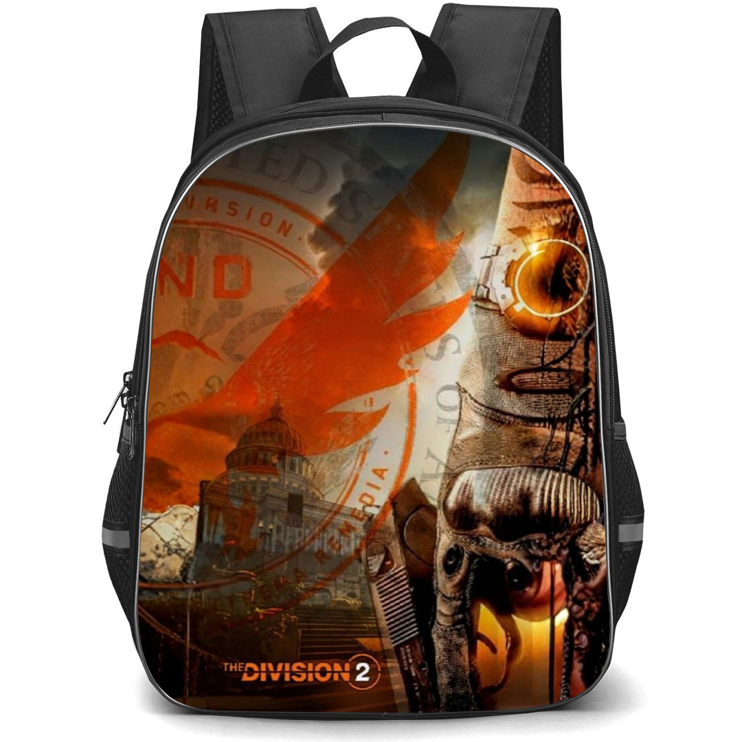 The Division Backpack School Bag StudentPack - The Division 2 White House Poster